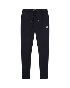 Fred Perry Mens Loopback Cuffed Joggers Navy