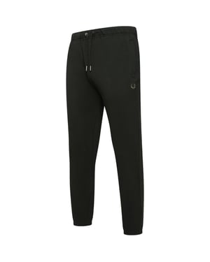 Fred Perry Mens Loopback Cuffed Joggers Green