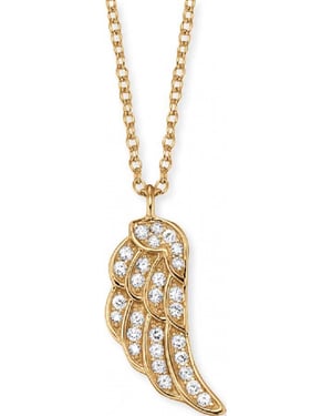 Engelsrufer ERN-LILWING-ZI-G Ladies Wing Necklace