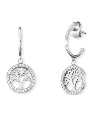 Engelsrufer ERE-LILTREE-ZI-CR Ladies Tree of Life Earrings