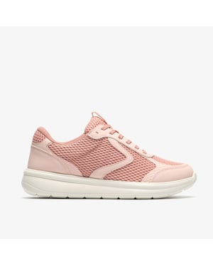 Ezrinn Tie Dusty Pink Trainers