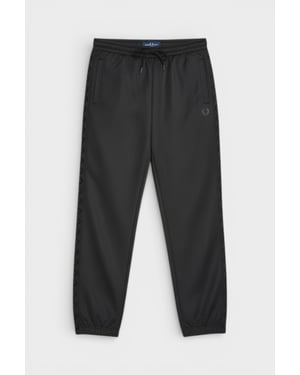 Fred Perry Men's Seasonal Taped Track Pant Black