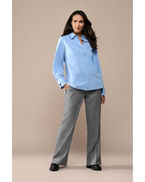 Amira Blouse Licht Blauw