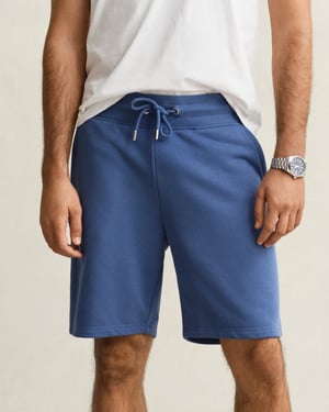 Regular Fit Sweat Shorts in Blue