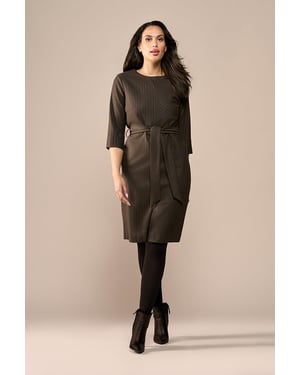 Ziana Lurex Jurk Bruin
