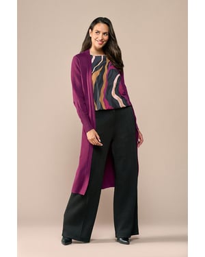 Celine Vest Dark Berry