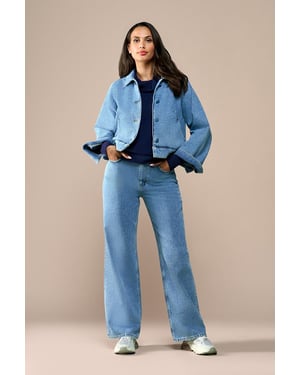 Jaily Jacket Denim Blauw