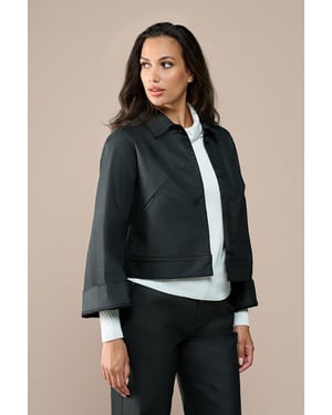Jaily Coated Jacket Zwart