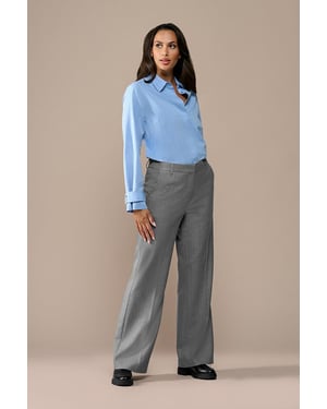 Rosely Lurex Broek Grijs