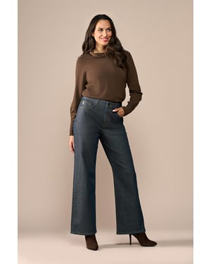 Lienna Coated Broek Brons