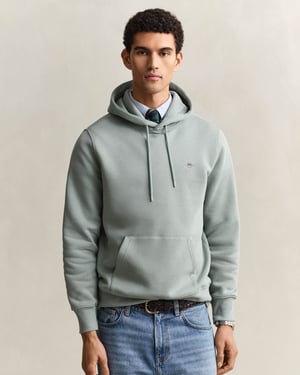 Regular Fit Hoodie in Silver