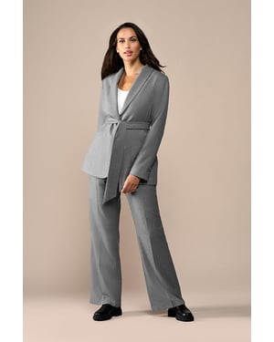 Zaylee Lurex Blazer Grijs