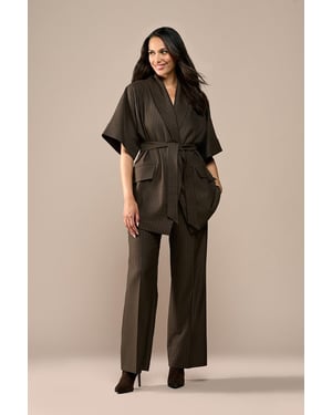 Roseline Lurex Blazer Bruin