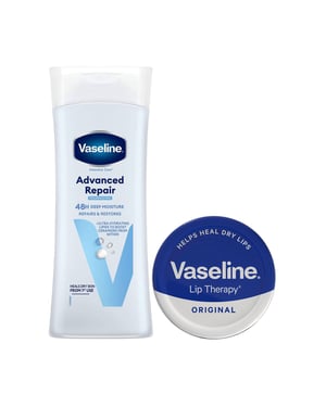Vaseline Repair & Protect Duo Advanced Repair BodyLotion 400ml & Lip Therapy 20g