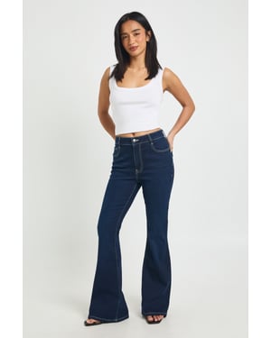 Petite High Waist Booty Lifting Flared Jean