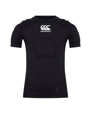 Canterbury Heren Core Rugby Shirt (Zwart/Wit)