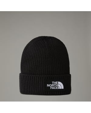 Kids' TNF Box Logo Cuffed Beanie TNF Black