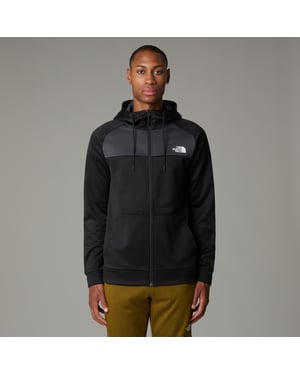 Men's Reaxion Fleece Full-Zip Hoodie TNF Black-Asphalt Grey-
