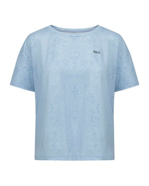 Womens/Ladies Nicoletti DLX T-Shirt (Blue Haze Print)
