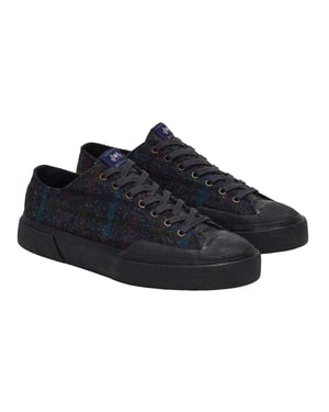 Superga Unisex Adult 2432 Works Patchwork Wool Trainers (Navy/Brown Honey/Grey)