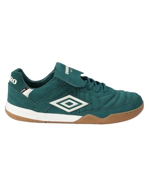 Umbro Heren Speciali Tr Flap Top Suede Trainers (Bosgroen/Antiek Wit/Zwart)
