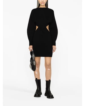 Black Wool Blend Dress