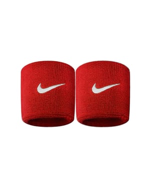 Nike Swoosh Wristband (Pack of 2) (Scarlet/White)