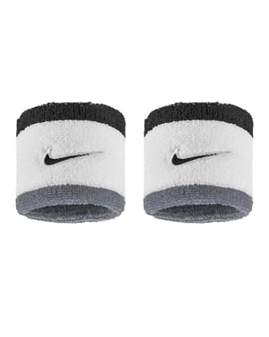 Nike Classic Sweatband (Pack of 2) (White/Grey/Black)