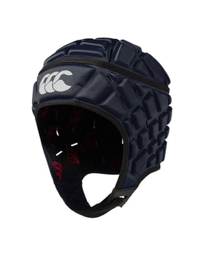 Canterbury Mens Raze Logo Rugby Headguard (Navy)