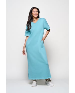 Caroline Tensen Ella Sweat Jurk Licht Groen