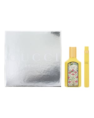 Gucci Flora Gorgeous Orchid Eau de Parfum 50ml + Eau de Parfum 10ml Travel Spray Gift Set for Her