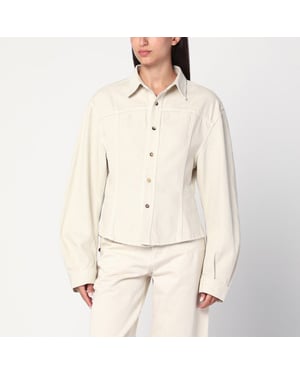 Ecru Spijkerblouse