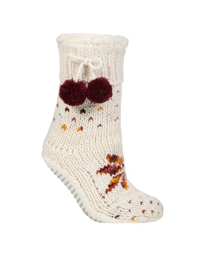 1 Paar Dames Chunky Sherpa Gevoerde Knusse Mokassins met Pom Pom - Warme Comfort