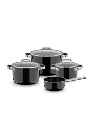 WMF Fusiontec 2.0 mineral pro pannenset 4-delig zwart