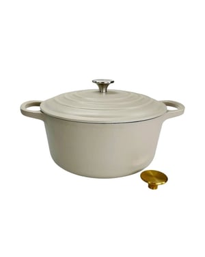Relance Redelaar braadpan gietijzer 26cm mat light-sandy beach