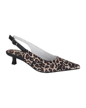 La Strada 2403346-4591 leopard knitted dames pumps