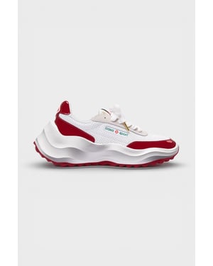 Casablanca Atlantis Sneaker White and Red Mens UK 12