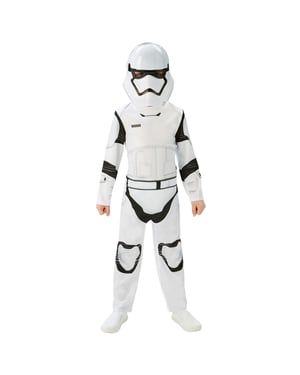 Star Wars Stormtrooper-dräkt för barn/barn (Vit/Svart)