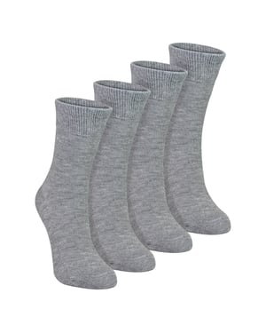 4-pack Barn Bambus Sensory Strumpor Mjuka Andningsbara Bekväma Passform