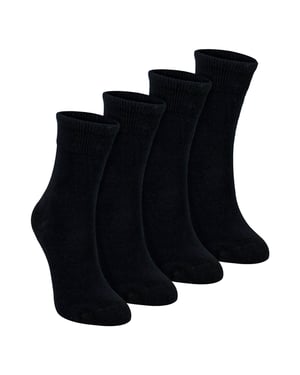 4 Pack Kids Boys Girls Bamboo Sensory Socks Soft Breathable Comfort Fit