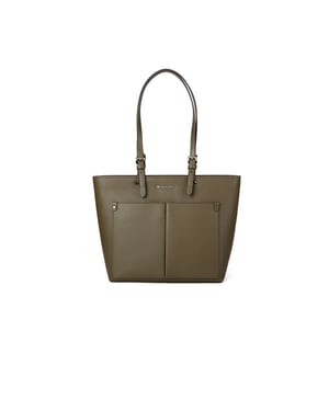 Jet Set Travel Medium Dbl Pocket Tote Icke-läder Veganskt Material