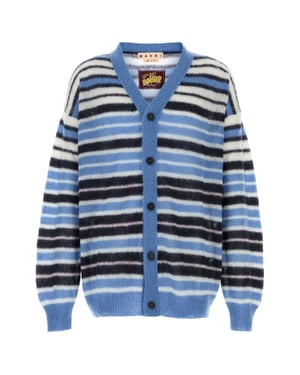 Broderad Mohairblandning Kofta
