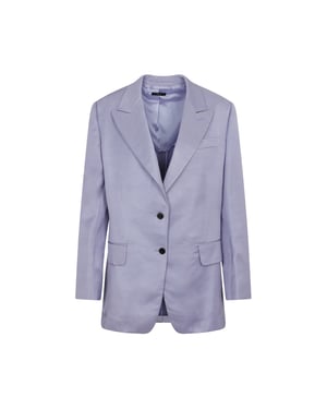 Tom Ford Soft Fluid Twill Boyfriend-jacka