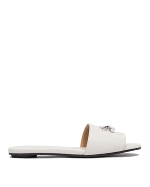 White Rubber Sandals