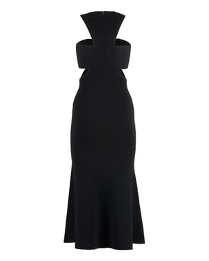 Black Viscose Blend Dress