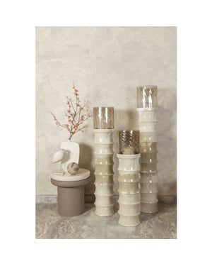 PTMD windlicht kaylyne - 26x26x156cm