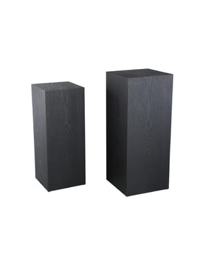 PTMD bloemenzuil tiess - 35x35x85cm set van 2