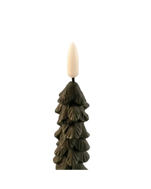 PTMD led kaars led candle - 5x5x28.5cm set van 2