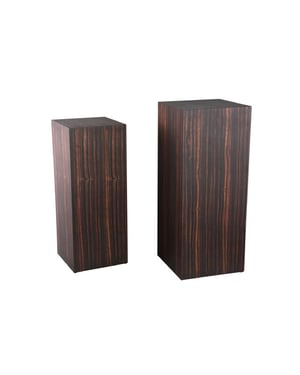 PTMD bloemenzuil tiess - 35x35x85cm set van 2