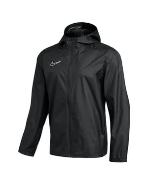 Nike Academy 25 Rain Jacket Waterproof Coat Black FZ9858